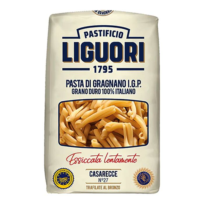 Liguori - Caserecce #27 Pasta Shapes, 500g - Pack of 16