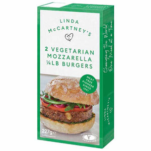 Linda McCartney - 2 Vegetarian Quarter Pounder Burgers, 227g | Pack of 8