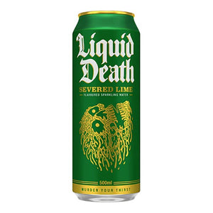 Liquid Death Mountain Water - Flavoured Sparkling Water, 500ml - Pack of 12 | Multiple Flavours