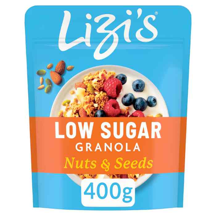 Lizi's - Low Sugar Nuts and Seeds, 400g