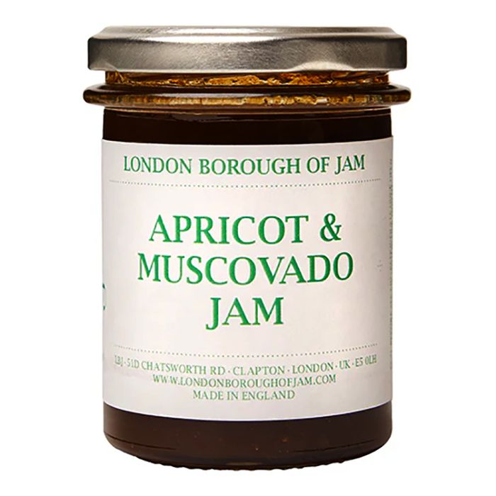 London Borough of Jam - Apricot & Muscovado Jam, 220g - Pack of 6