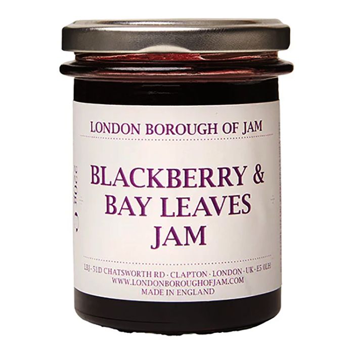 London Borough of Jam - Blackberry & Bay Leaves Jam, 220g - Pack of 6 