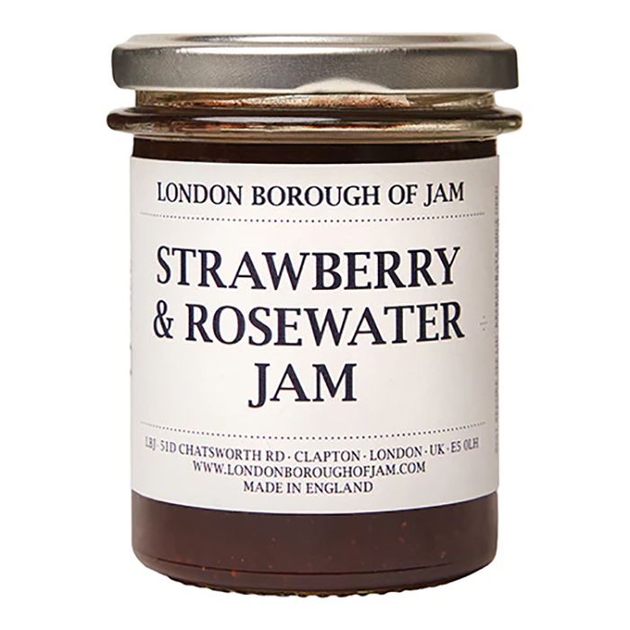 London Borough of Jam - Strawberry & Rosewater Jam, 220g - Pack of 6