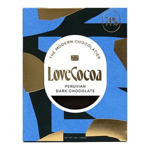 Love Cocoa - Dark Chocolate Ecuador 70%, 75g - Pack of 12