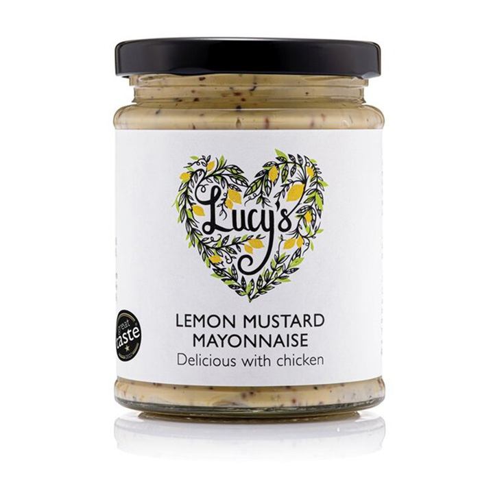 Lucy's Dressings - Dressings Lemon Mustard Mayonnaise, 250g  Pack of 6