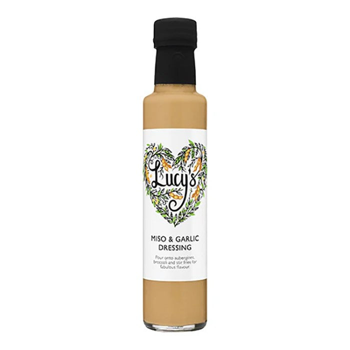 Lucy's Dressings - Miso & Garlic Dressings, 250ml - Pack of 6