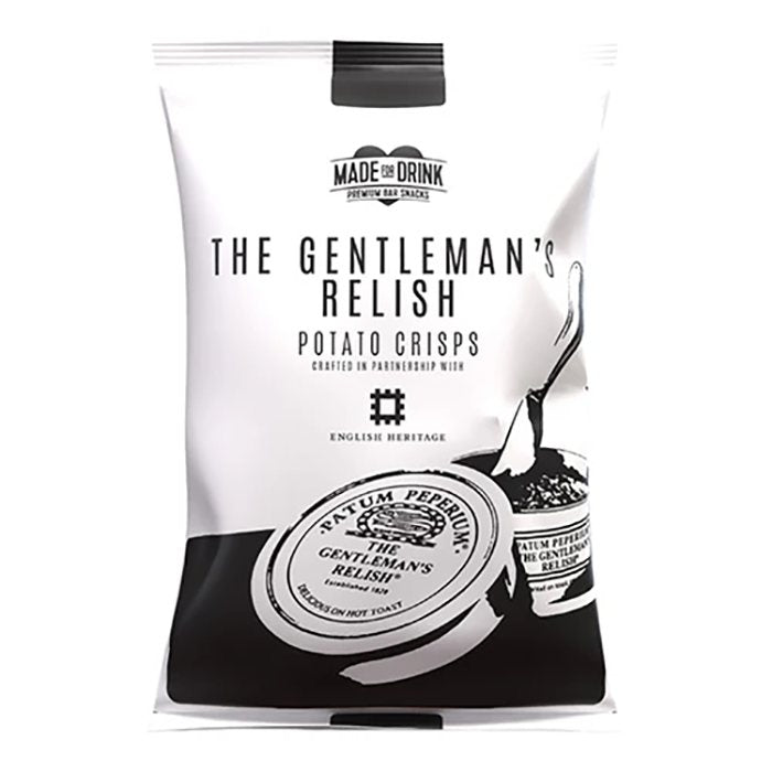 Made For Drink - The Gentleman's Relish Crisps, 150g  Pack of 12