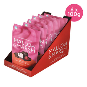 Mallow & Marsh - Raspberry Marshmallows Dark Choc | Multiple Sizes