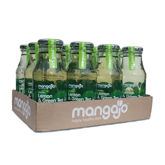 MangaJo - Lemon & Green Tea, 250ml  Pack of 12