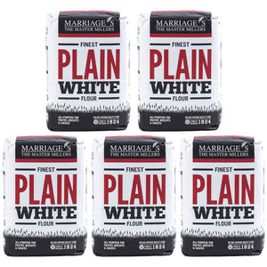 Marriages - Plain White Flour, 1.5kg | Pack of 5