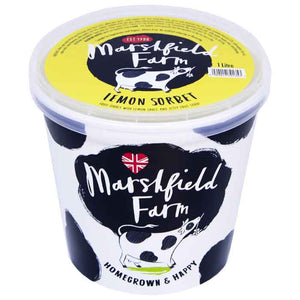 Marshfield - Lemon Sorbet, 1L | Pack of 4