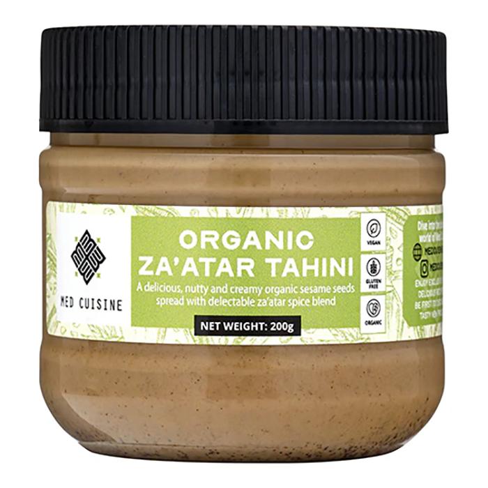 Med Cuisine - Organic Zaatar Tahini PET, 200g - Pack of 12