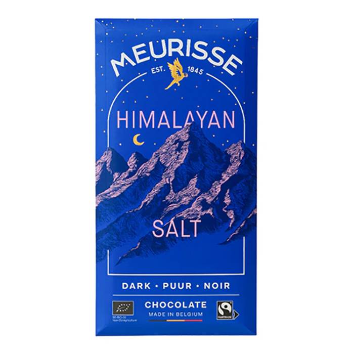 Meurisse - Dark chocolate with Himalayan Salt, 100g  Pack of 15