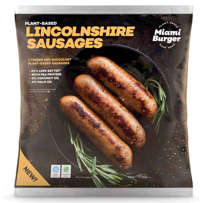 Miami Burger - Lincolnshire Sausages, 240g