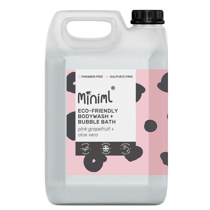 Miniml - Bodywash & Bubble Bath Pink Grapefruit & Aloe Vera 20L