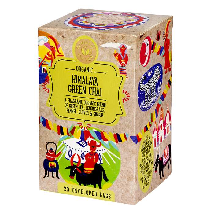 Ministry of Tea - Himalayan Green Organic Chai, 20 Bags