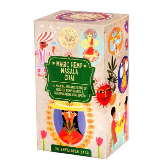 Ministry of Tea - Megic Hemp Masala Organic Chai, 20 Bags