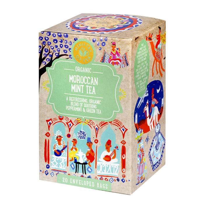 Ministry of Tea - Moroccan Organic Mint Tea, 20 Bags