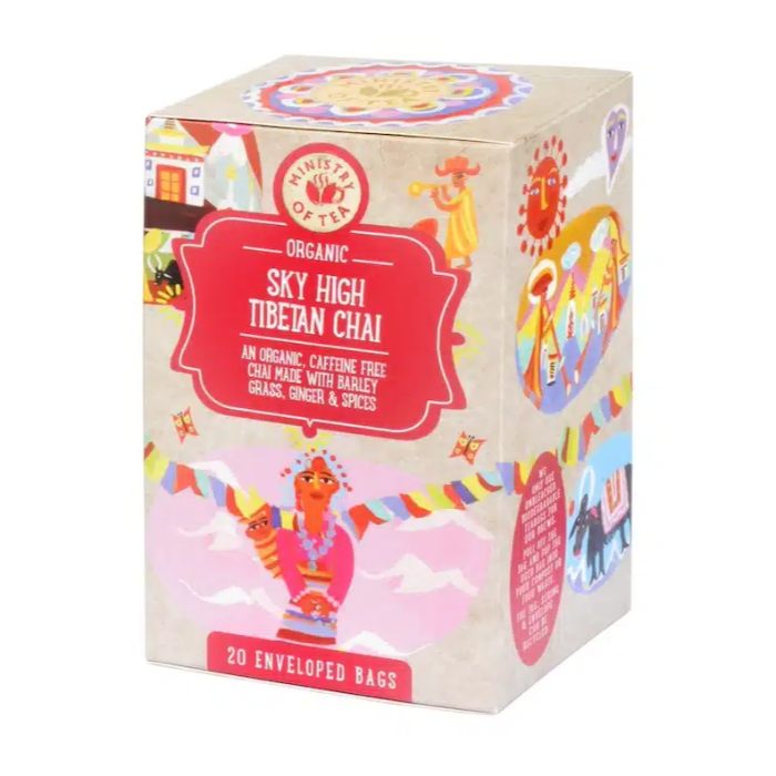 Ministry of Tea - Sky High Tibetan Organic Chai, 20 Bags
