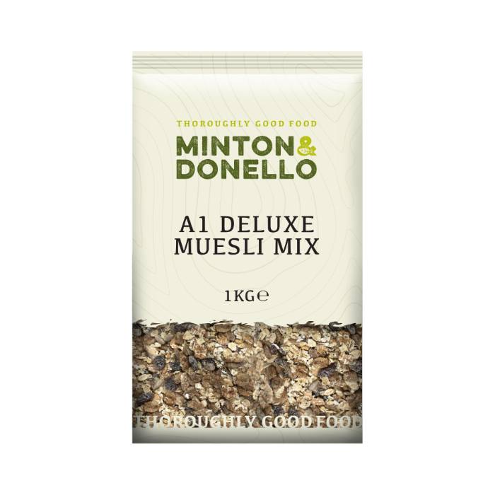 Minton & Donello - A1 Deluxe Muesli Mix, 1000g  Pack of 6