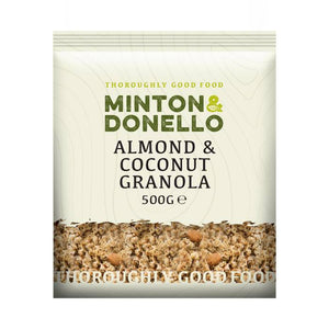 Minton & Donello - Almond & Coconut Granola, 500g | Pack of 6