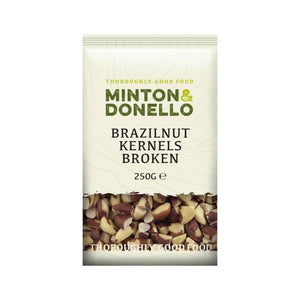 Minton & Donello - Brazilnut Kernels Broken, 250g | Pack of 6