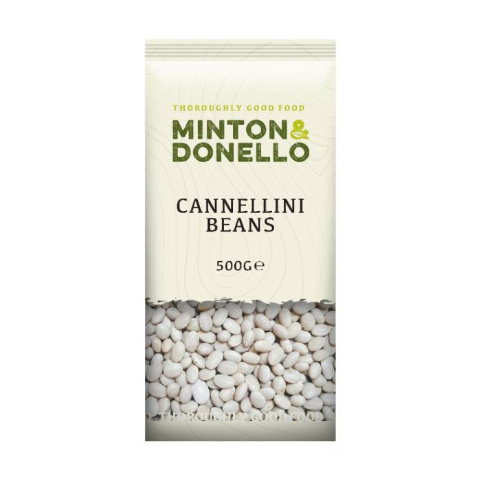 Minton & Donello - Cannellini Beans, 500g  Pack of 6