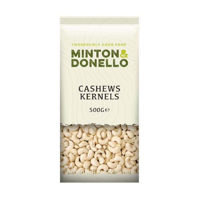 Minton & Donello - Cashews Kernels , 500g Pack of 6