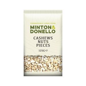 Minton & Donello - Cashews Nuts Pieces | Pack of 6 | Multiple Sizes