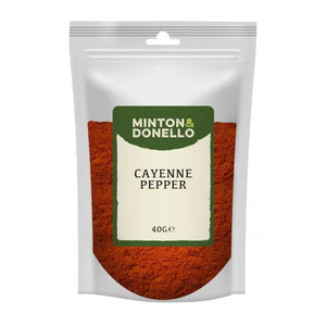 Minton & Donello - Cayenne Pepper, 40g | Pack of 10