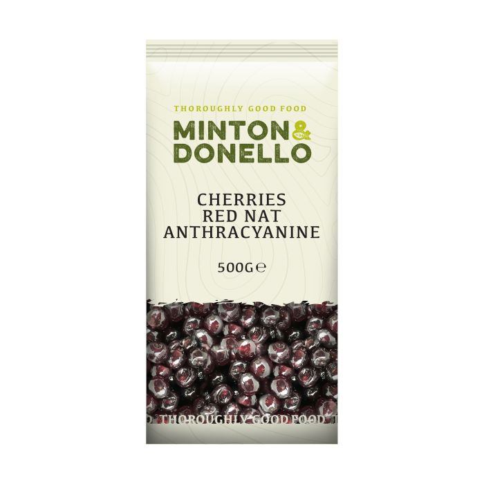 Minton & Donello - Cherries Red Nat Anthracyanine, 500g  Pack of 6