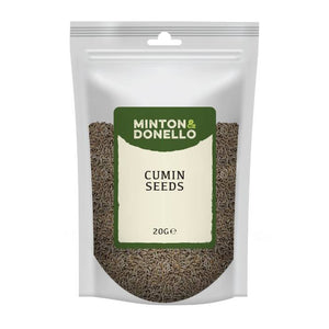 Minton & Donello - Cumin Seeds, 20g | Pack of 10