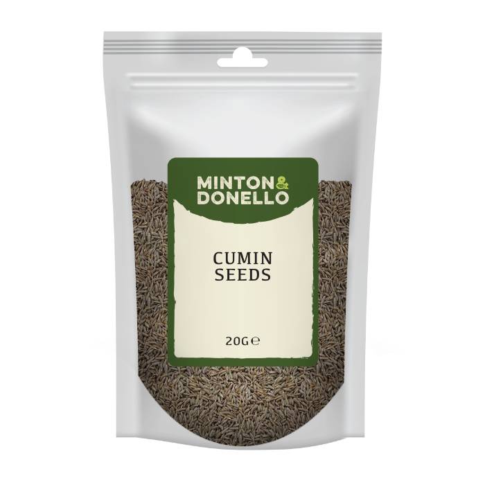 Minton & Donello - Cumin Seeds, 20g  Pack of 10
