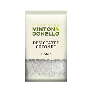 Minton & Donello - Desiccated Coconut, 125g | Pack of 6