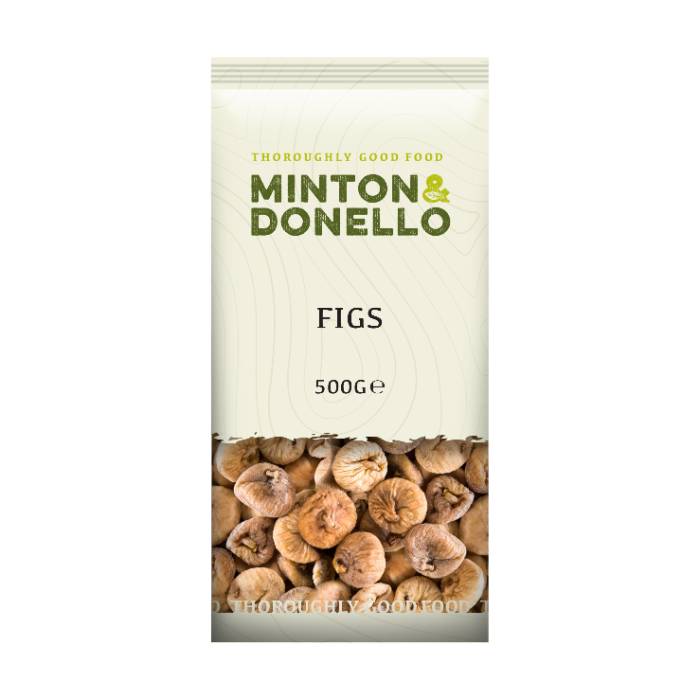 Minton & Donello - Figs, 500g  Pack of 6