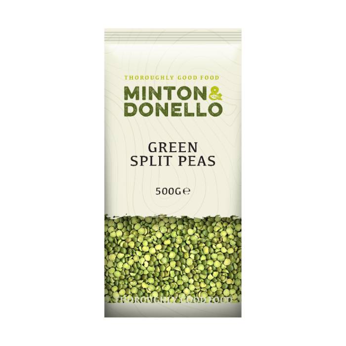 Minton & Donello - Green Split Peas, 500g  Pack of 6