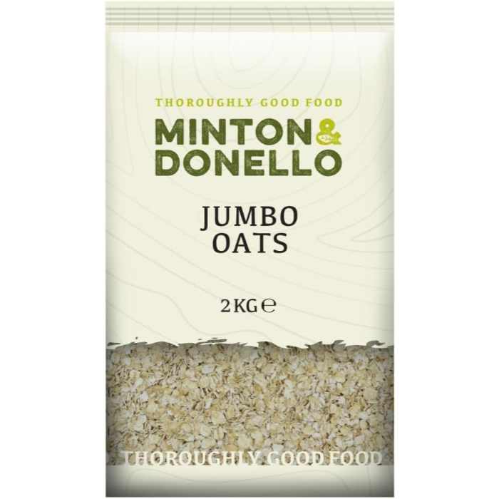 Minton & Donello - Jumbo Oats, 2kg  Pack of 4