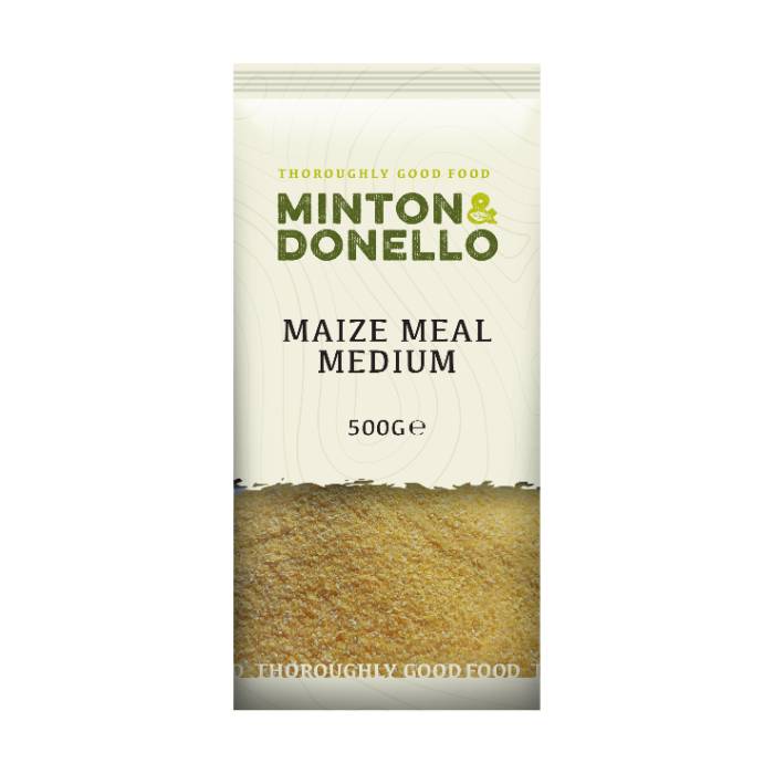 Minton & Donello - Maize Meal Medium, 500g  Pack of 6