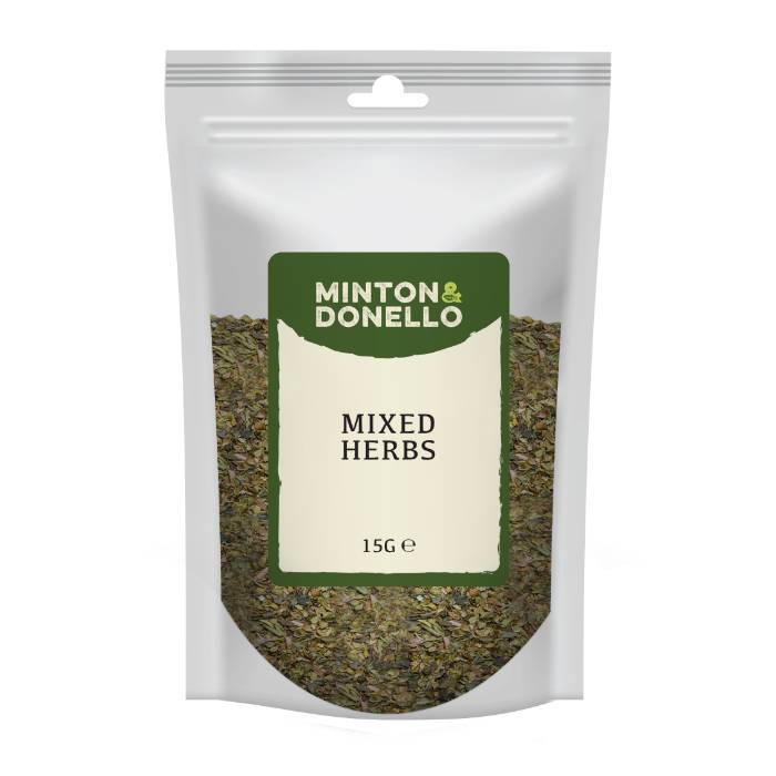 Minton & Donello - Mixed Herbs, 15g  Pack of 10