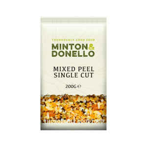 Minton & Donello - Mixed Peel Single Cut, 200g | Pack of 6