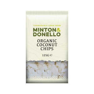 Minton & Donello - Organic Coconut Chips, 125g | Pack of 6