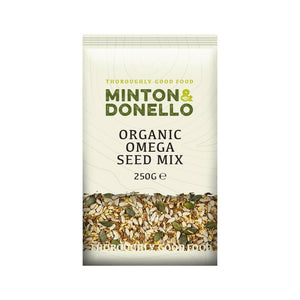 Minton & Donello - Organic Omega Seed Mix, 250g | Pack of 6