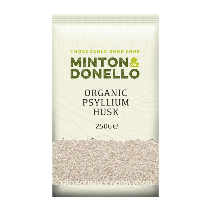 Minton & Donello - Organic Psyllium Husk, 250g - Pack of 6