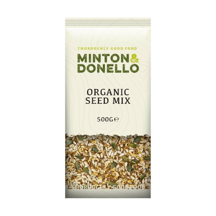 Minton & Donello - Organic Seed Mix, 500g  Pack of 6