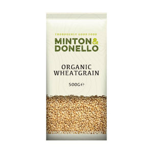 Minton & Donello - Organic Wheatgrain, 500g | Pack of 6