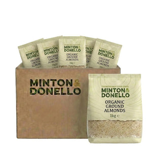 Minton & Donello - Organicanic Ground Almonds, 1000g | Pack of 6