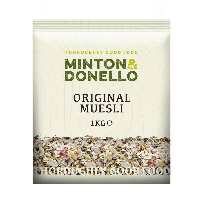 Minton & Donello - Original Muesli,1000g  Pack of 6