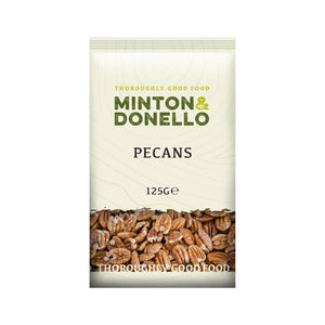 Minton & Donello - Pecan Halves, 125g | Pack of 6