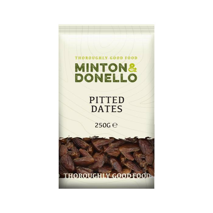 Minton & Donello - Pitted Dates, 250g  Pack of 6