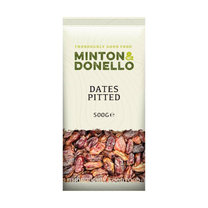 Minton & Donello - Pitted Dates, 500g  Pack of 6